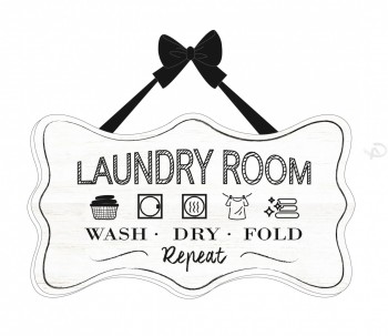 New Wooden Hanging Board for Laundry Room Decoration