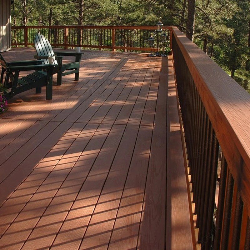 Anti scratch Wood plastic Composite decking Board for outdoor Flooring