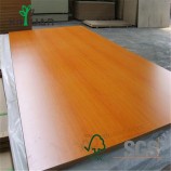 Hete verkoop glanzend / mat / reliëf / UV / natuurlijk houtfineer teak / eiken / sapeli / potlood ceder / Ash onder ogen gezien melamine MDF-plaat voor meubels