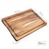 utensílios de cozinha pequenos japoneses premium de madeira dura tábua de cortar tábua de cortar