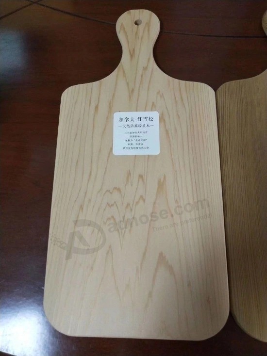 Op maat gemaakt Western Red cedar houten hakblok en snijplank