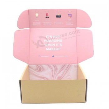 Wholesale Custom Printed Mailer Shipping Carton Paper Corrugated Box Foldable Postal Delivery Tuck End Corrugated Paper Box