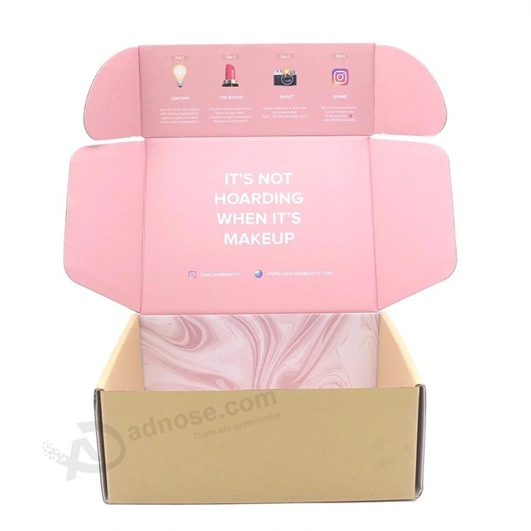 Wholesale custom Printed mailer Shipping carton Paper corrugated Box foldable Postal delivery Tuck End corrugated Paper Box