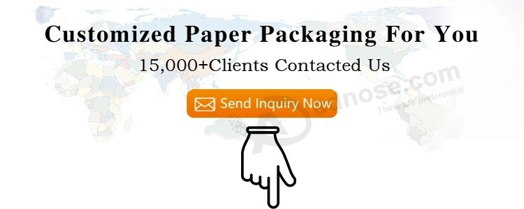 Atacado personalizado impresso mala direta Embalagem de papelão ondulado Caixa dobrável de entrega postal Caixa de papelão ondulado Tuck End
