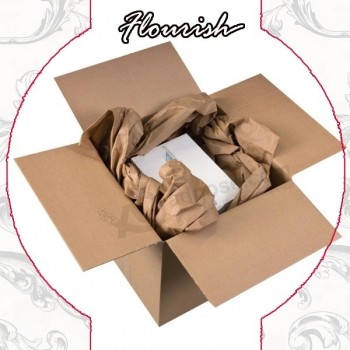 Impression personnalisée Boîte en carton de papier ondulé pliable