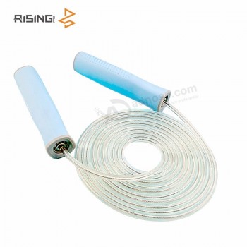 rising In stock lenwave adjustable skipping rope wholesale gym customized  jumping rope with logo
