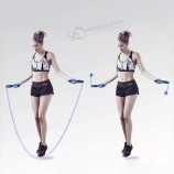 cuerda de saltar electrónica, cuerda de saltar de alta velocidad sin enredos para entrenamiento de resistencia, cuerda de saltar digital con contador