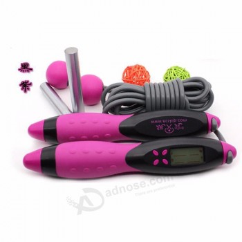 High Quality Electronic Count Fitness Exercise Speed Durable PVC skipping rope with digital counter