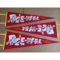 banner de feltro esportivo personalizado bandeirolas de feltro publicidade personalizada bandeira de feltro