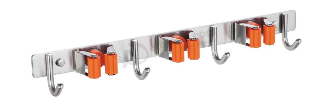 Bh-11 badkamer Wanddeur Achterhaken Heavy duty Brassl kleerhanger badkamer Keukenhanddoek Roestvrije haak