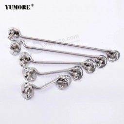 Bonne qualité quincaillerie de fenêtre en acier inoxydable crochet de serrure de fenêtre de porte