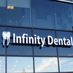 nome do dentista, publicidade, acrílico, letreiro, canal, letreiro, letreiro