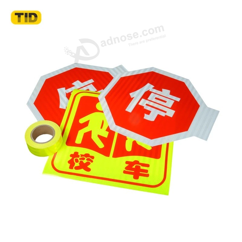 Customized Warning Traffic Reflective Sign Board Slow Down No Parking