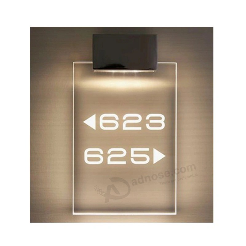 Aangepast kantoor Bewegwijzering deur Nummerplaat LED-bord