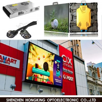 Panneau d’affichage LED extérieur P5 P6 en couleur super haute luminosité / Mur vidéo LED