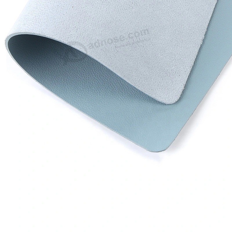 Fashion Custom Logo Office Computer Mat Blank PU Leather Mouse Pad