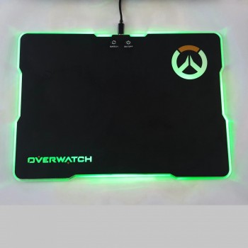 Custom Brand Logo Multifunctional USB Drive LED Light Gaming Mouse Pad