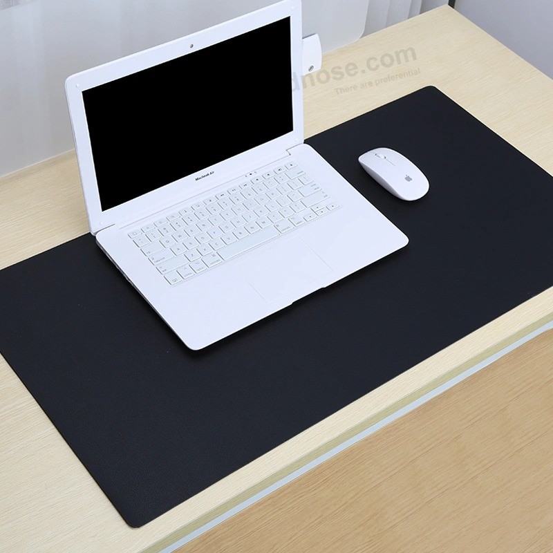Сублимационный логотип круглый PU кожаный водонепроницаемый коврик для мыши для офиса