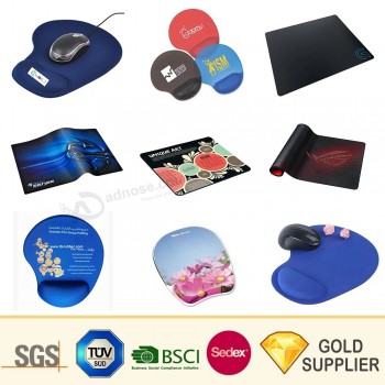 Cadeau promotionnel Logo 3D imprimé sur mesure Tapis de souris de jeu en caoutchouc en gel Tapis de souris d’impression personnalisé