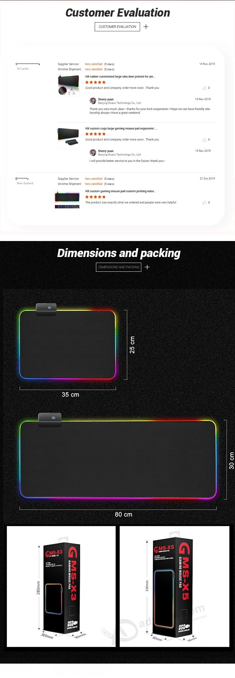Wireless Charger Custom Logo Wireless Charging Big Size RGB LED Gaming Mouse Pad