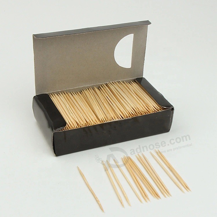 Chinese Top-Grade disposable Bamboo picks Toothpicks in plastic Bottle