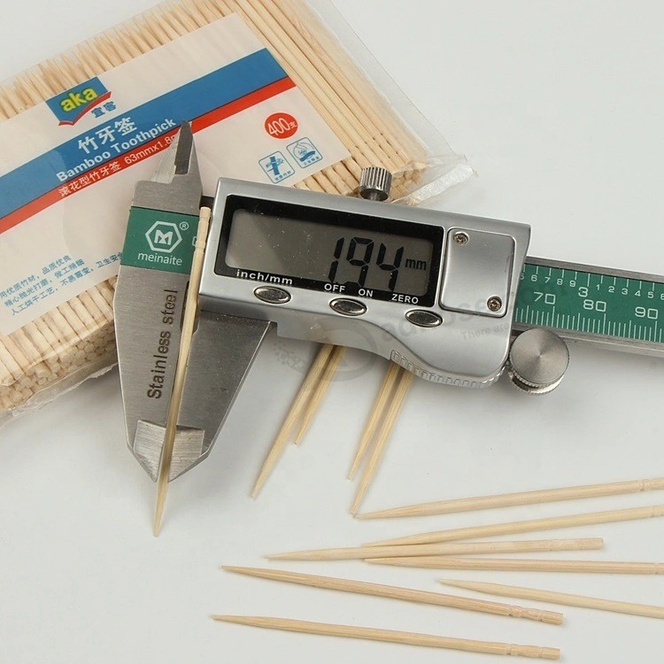 Японские персонализированные для продажи Натуральная чистка зубов бамбуковая зубочистка