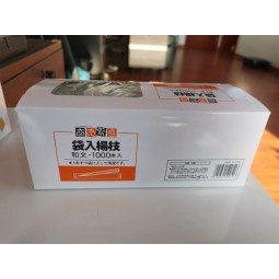 종이 상자에 고품질 일회용 대나무 이쑤시개