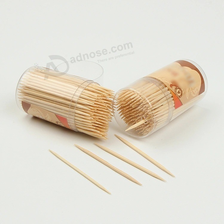 Cheap Customize Logo Natural Disposable Bulk Bamboo Toothpicks Price