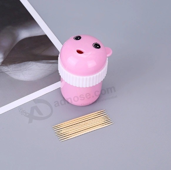 Manufacturers direct Cute small Portable home Version of creative Toothpicks bamboo Double - End disposable Toothpicks