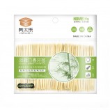 goedkope Eco-vriendelijke wegwerp tandenstoker & fruitplukken bamboe materialen
