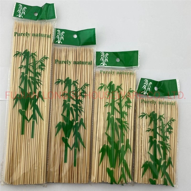 Удобная и гладкая поверхность портативная Защита окружающей среды из натуральной тонкой бамбуковой зубочистки 65 мм