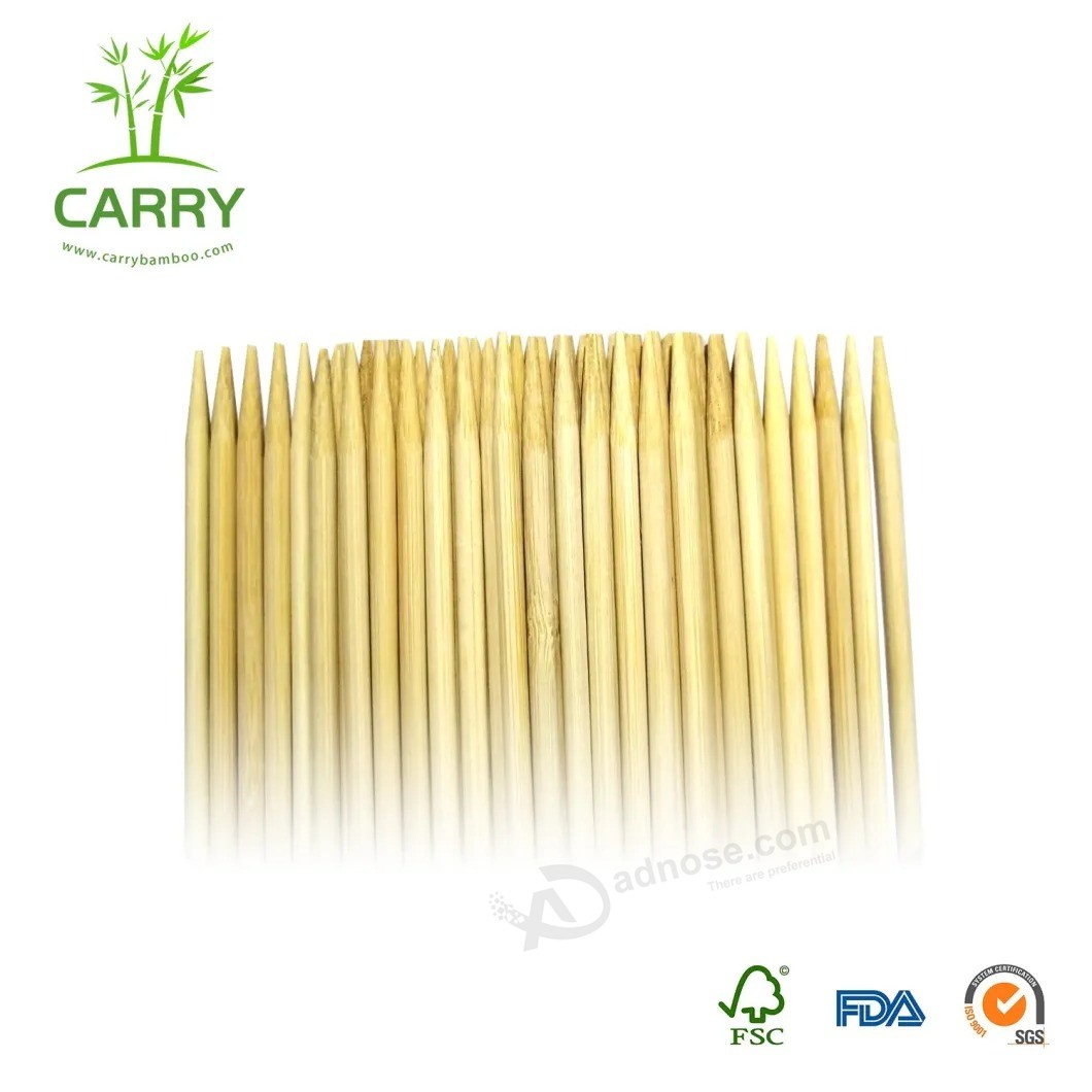 Großhandel hohe Qualität billig Einweg Bambus Zahnstocher für klassische Serie für kleine hohe Deckel in Plastikflasche