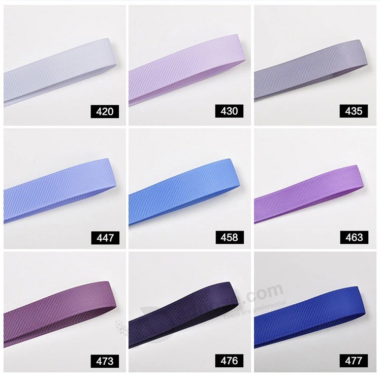 Wholesale 100% polyester Grosgrain ribbon Embossed printed Ribbon