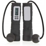 corda de pular de treino com corda digital de contra velocidade ajustável Alças antiderrapantes corda de pular portátil