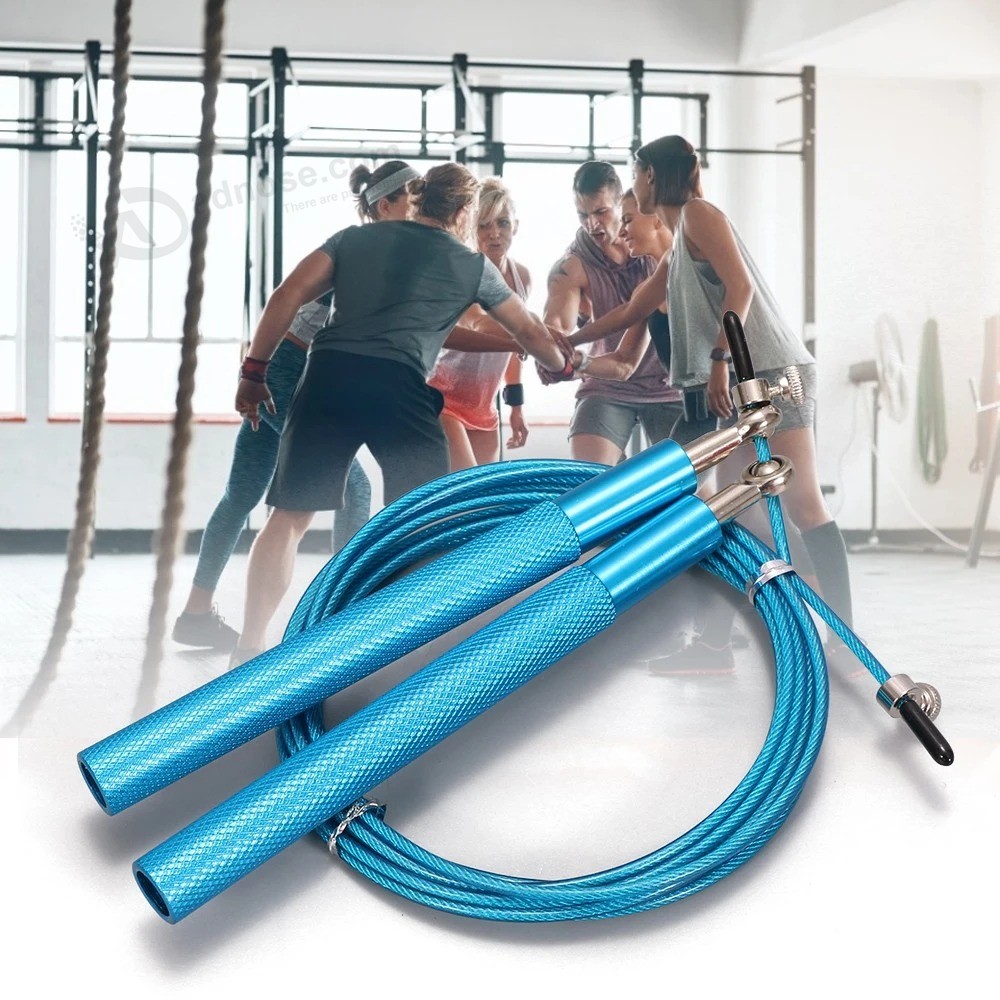 Wholesale 3m adjustable Aluminium speed Workout exercise Jump skipping Rope