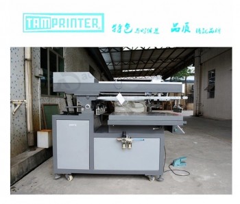Máquina de impressão serigráfica com braço oblíquo de alta precisão
