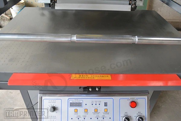 High precision Oblique Arm clamshell Screen printing Machine