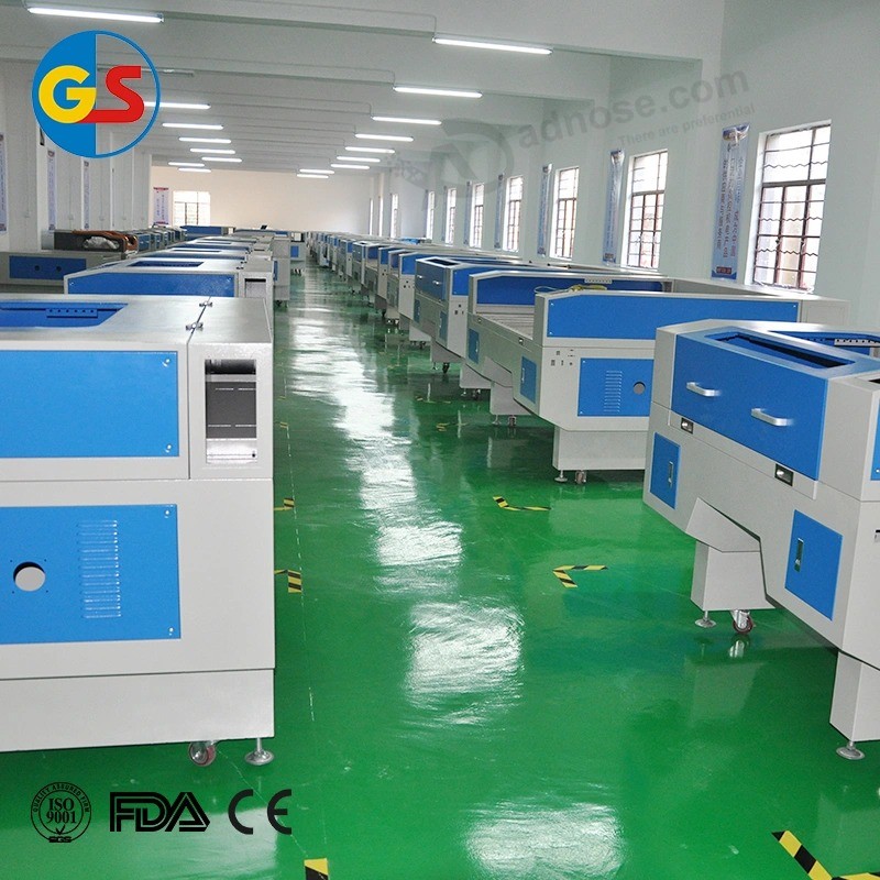 Máquina de corte por láser de alimentación automática de textiles directos de fábrica GS1610 con CCD grande