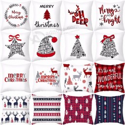 Bulk kerst cadeau bed kussensloop kerst bestek cover