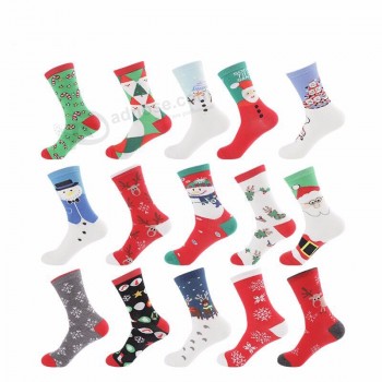 Christmas Gift Women Fuzzy Winter Long Hallmark Christmas Socks