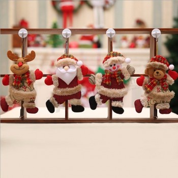 Nouveaux accessoires pour arbres de Noël Figurines de Noël Décorations de Noël Tissu dansant Marionnettes petits pendentifs cadeaux