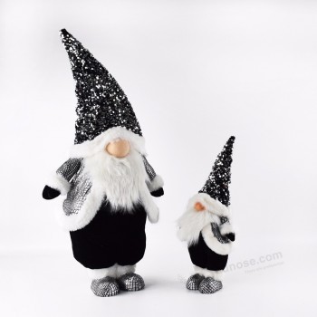 2021 Pailletten Kabouter Nordic Naviad Crafts Kerst Kabouter Luxe Geschenken Vilten Poppen Decoratie Stof Ornament Met Super Zacht Fluweel