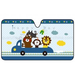 OEM Generiek Dubbellaags Cartoon Aluminiumfolie Auto Ramen Zonnescherm