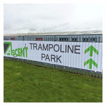 Large format outdoor fence customized water resistant ,sun-proof printing PVC vinyl  mesh banner