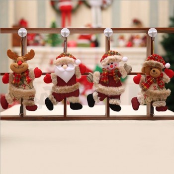 Neue Weihnachtsbaumzubehörweihnachtsfiguren Weihnachtsdekorationen tanzen Stoffpuppen kleine Anhänger Geschenke