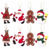Vilt Ornament Set Vilt Kerst Opknoping Decoratieve Items Kerstcadeaus Schattig Vilt Kerst Ornament Voor Kinderen