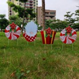 Golfkarton Kerstdecoratie snoep geschenkdoos vierdelige tuin gazon decoratie teken