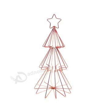 クリスマスツリーの家の装飾の装飾は、クリスマスプレゼントをプレゼントし、バッテリー銅線ストリングライトを導きました