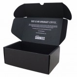 Groothandel Grote Zwarte Kartonnen Document Mailing Apparel Box Aangepast logo Gedrukt Golfkarton Verzending Verpakkende Doos