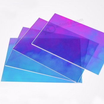 acryl regenboog plaat kleurrijke acryl plaat verkleuring bord plaat paneel iriserend reflecteren acryl plaat